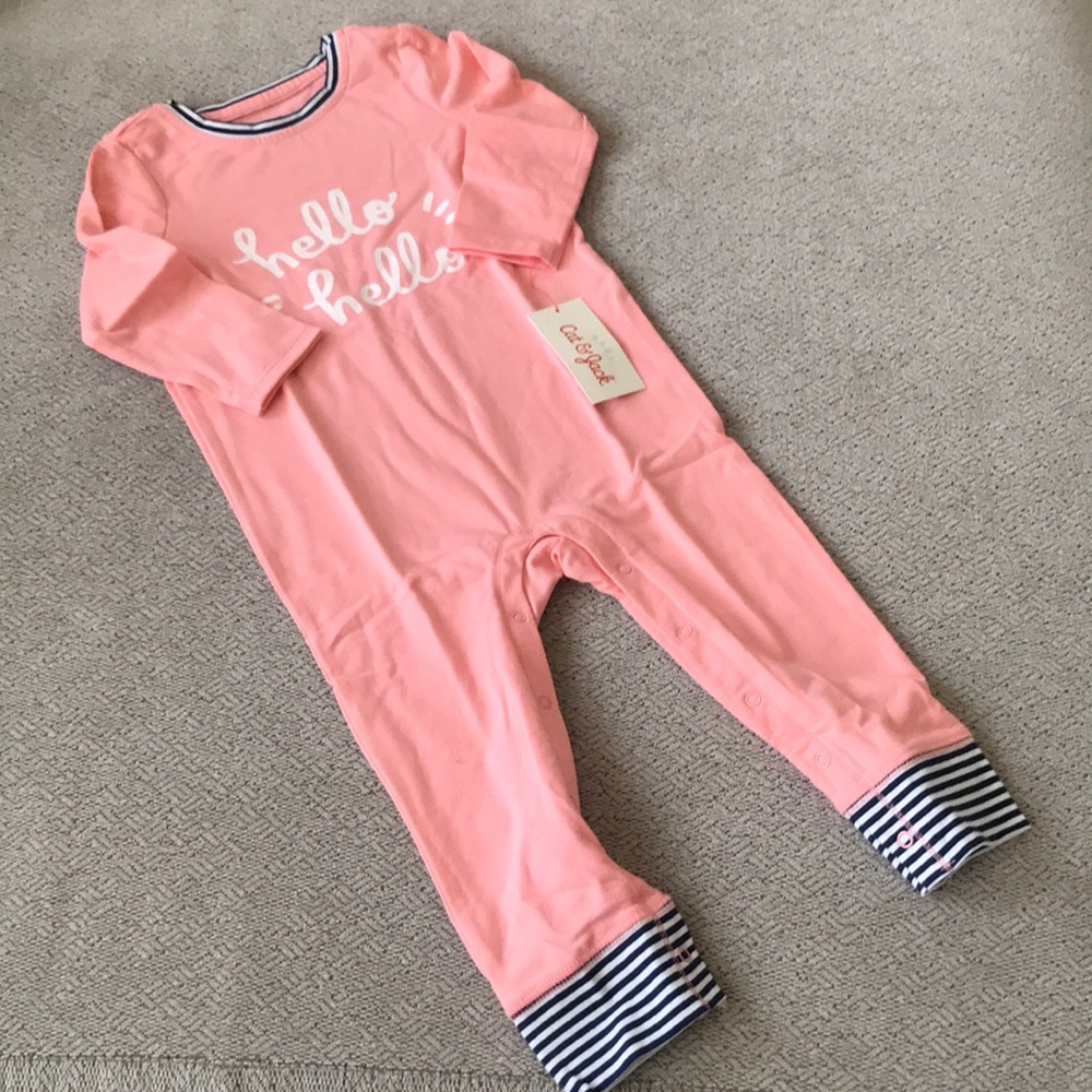 New “Hello” footless bodysuit
